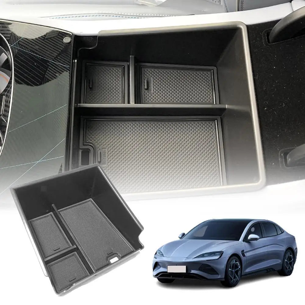 Console Armrest Organizer for BYD Seal 2022 – 3-Compartment Tray