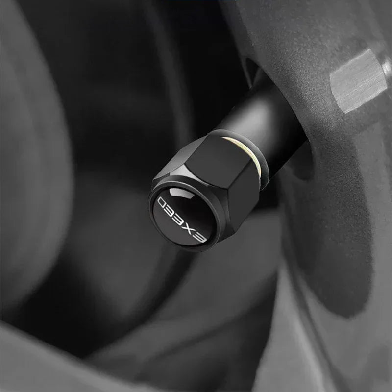 Tire Valve Caps for Chery EXEED TXL/LX/VX – 4pcs Metal Set