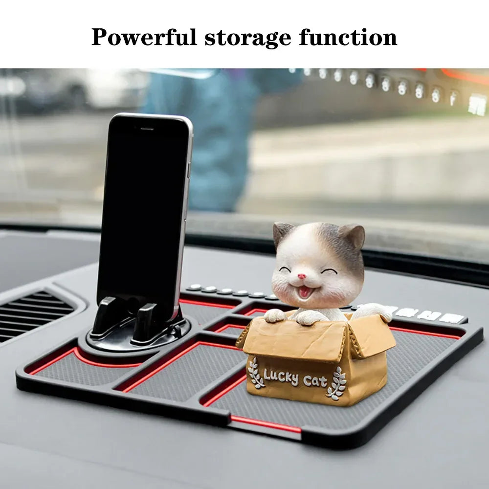 Car Anti-Slip Dashboard Mat & Phone Holder