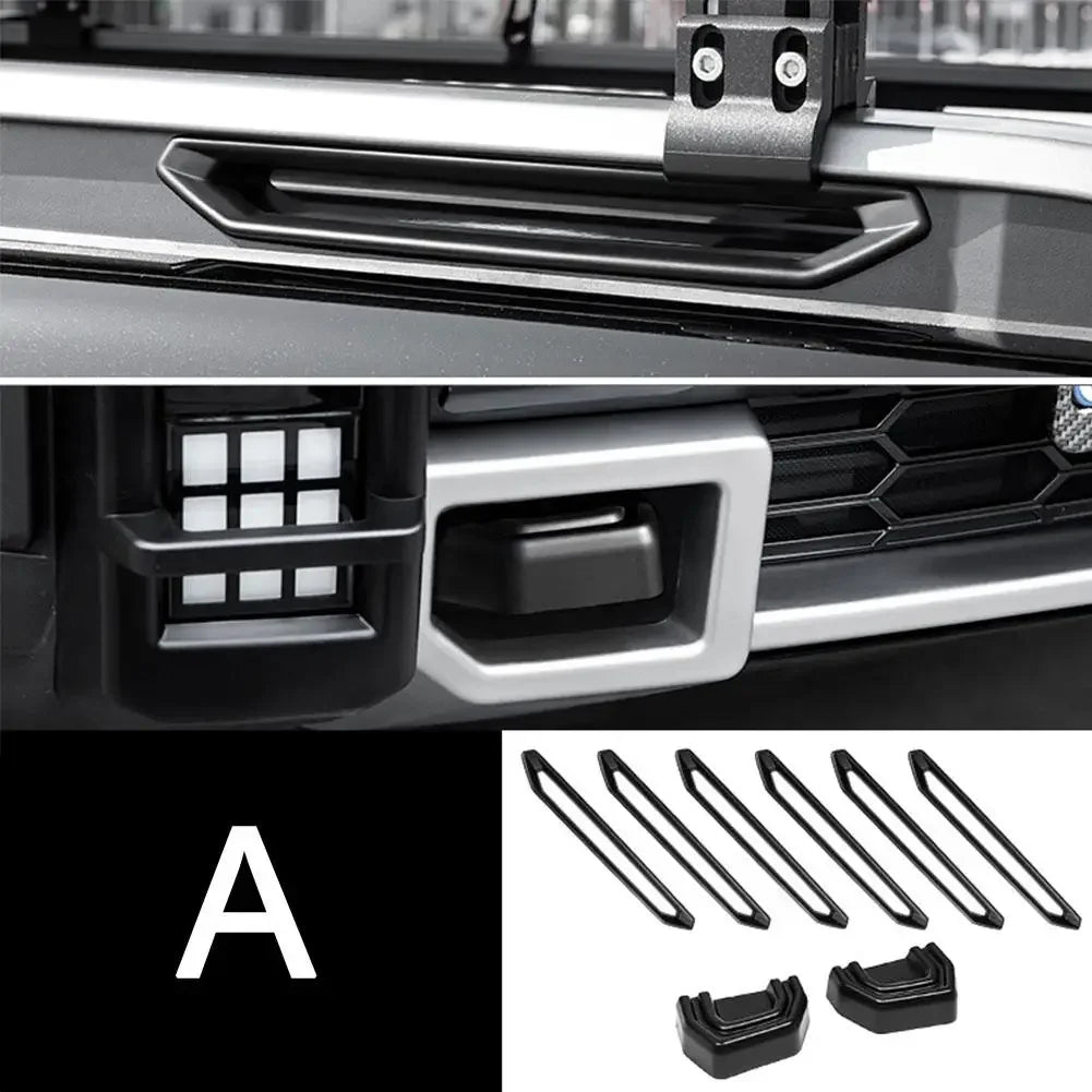 Carbon Fiber Roof Rack Trim for Chery Jetour Traveller T2 (2023–2024)