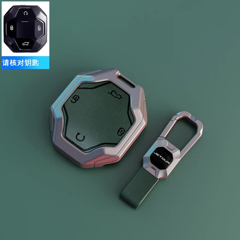 Smart Fob Key Case with Buckle for Jetour T2 / Traveller (2023–2024)