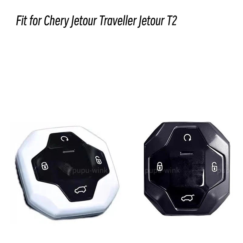 Leather Alloy Keychain for Chery Jetour T2 Traveller