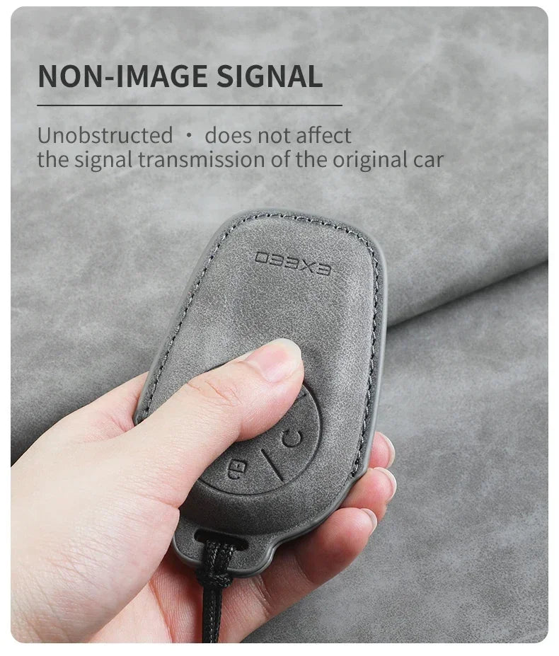 Leather Key Case for Chery EXEED – Stylish Car Fob Cover