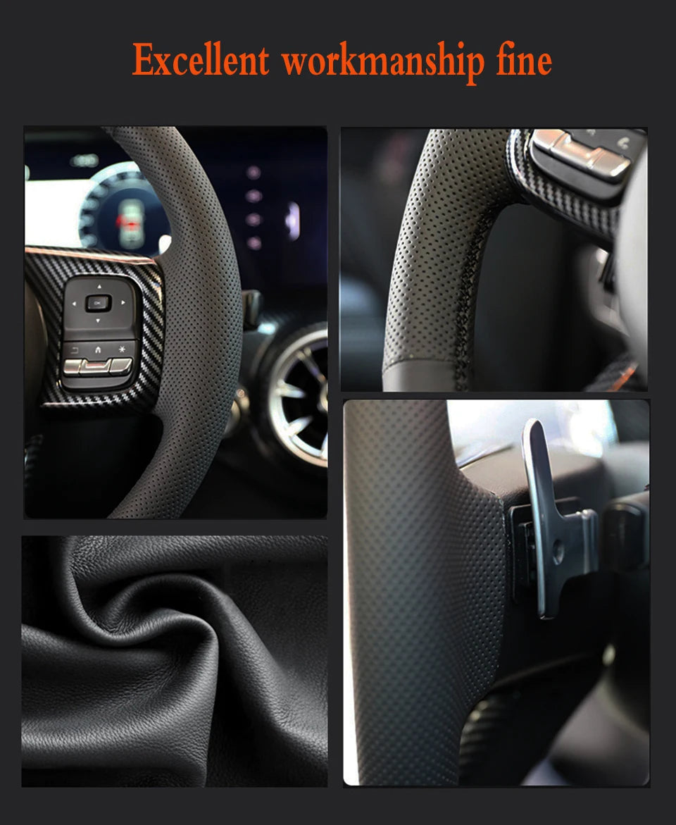 Custom Braid Microfiber Steering Wheel Cover for Chery Omoda C5 FX (2022–2024)