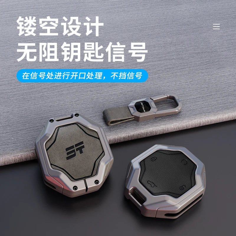 Smart Fob Key Case with Buckle for Jetour T2 / Traveller (2023–2024)