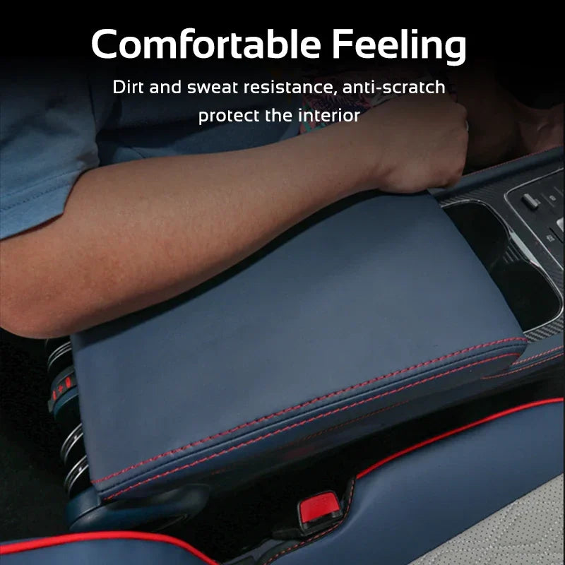 BYD Atto 3 Armrest Cover – PU Leather Pad