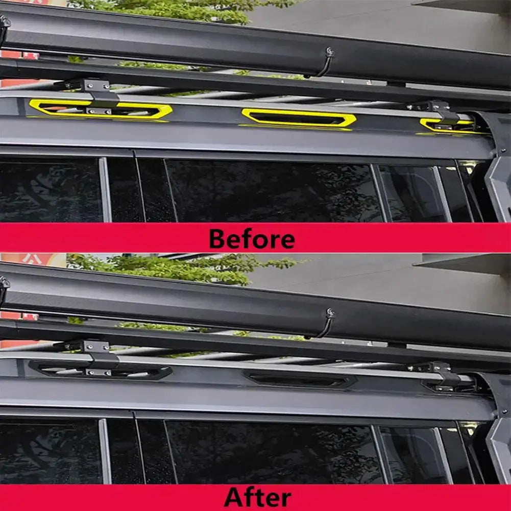 Black Roof Luggage Rack Cover for Chery Jetour T2 2023–2024