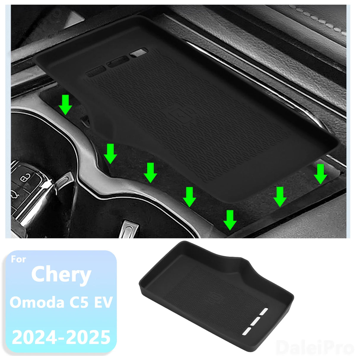 Anti-Skid Silicone Charger Panel Pad for Chery Omoda C5 EV 2024–2025