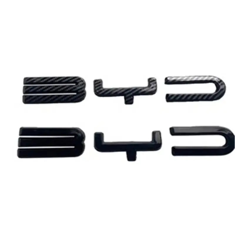 ABS Carbon Fiber Front Emblem Frame for 2023 BYD Song Plus