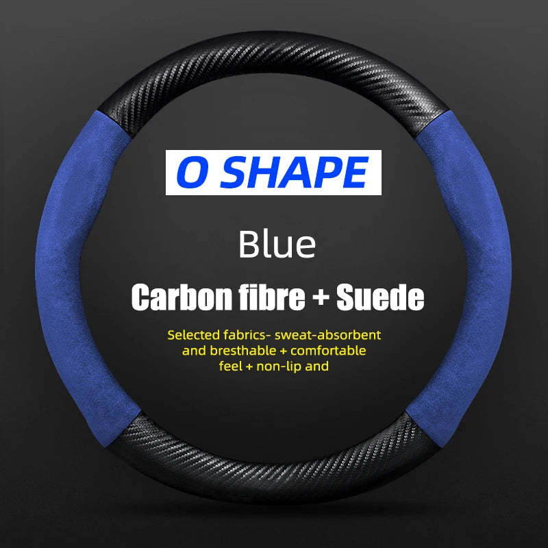 38cm Suede Steering Wheel Cover for Chery Jaecoo J7/J8