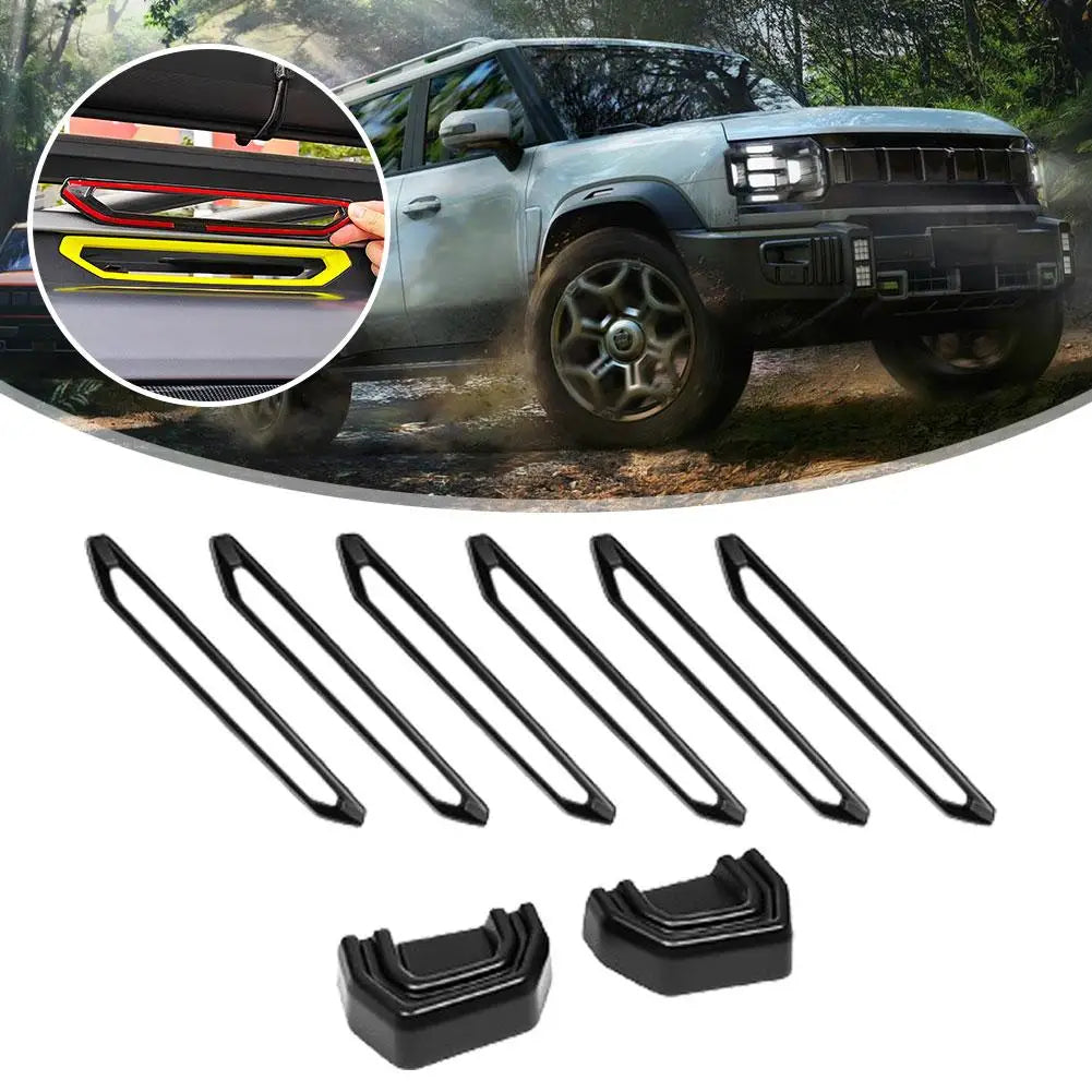 Black Roof Luggage Rack Cover for Chery Jetour T2 2023–2024