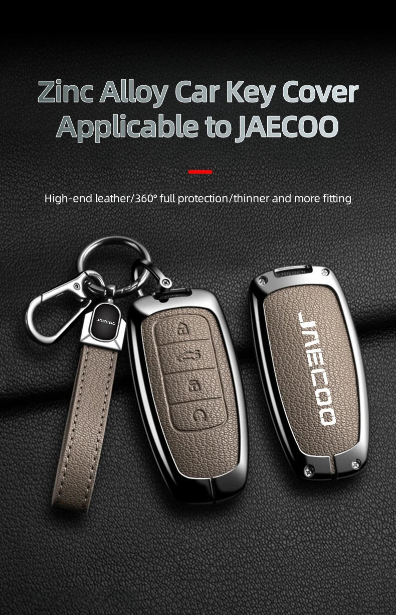 Galvanized Alloy Key Case for Omoda JAECOO J6, J7, J8, Phev 2023-2025