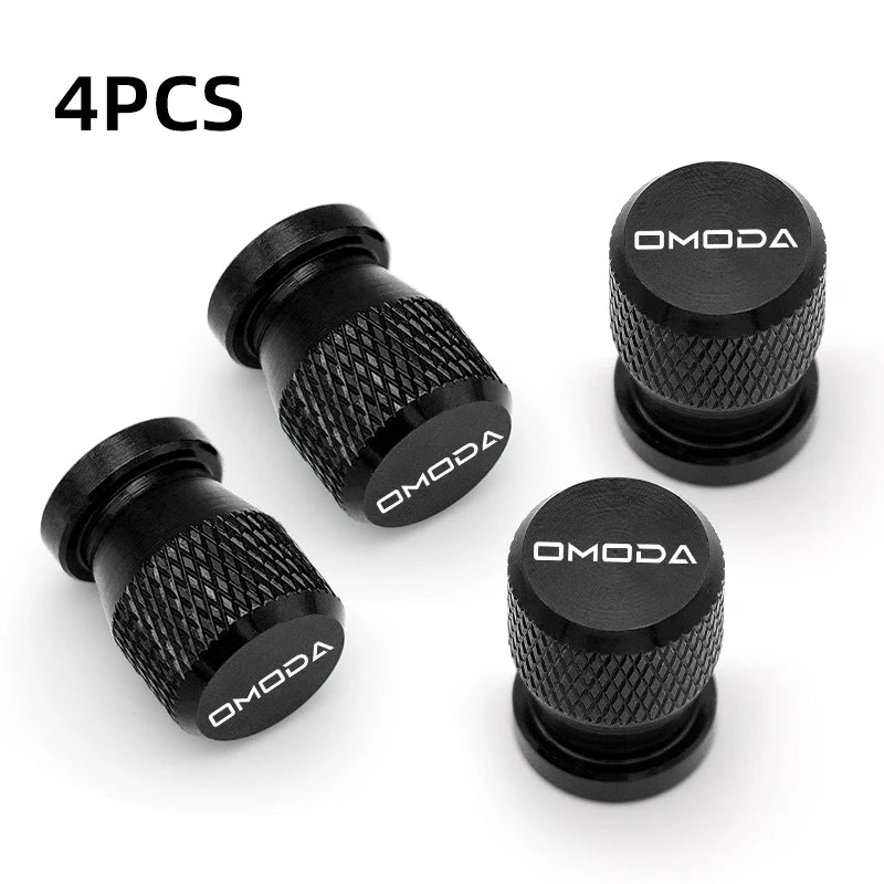 4Pcs Tire Valve Caps for Chery Omoda 5 FX – Dustproof Aluminum Covers