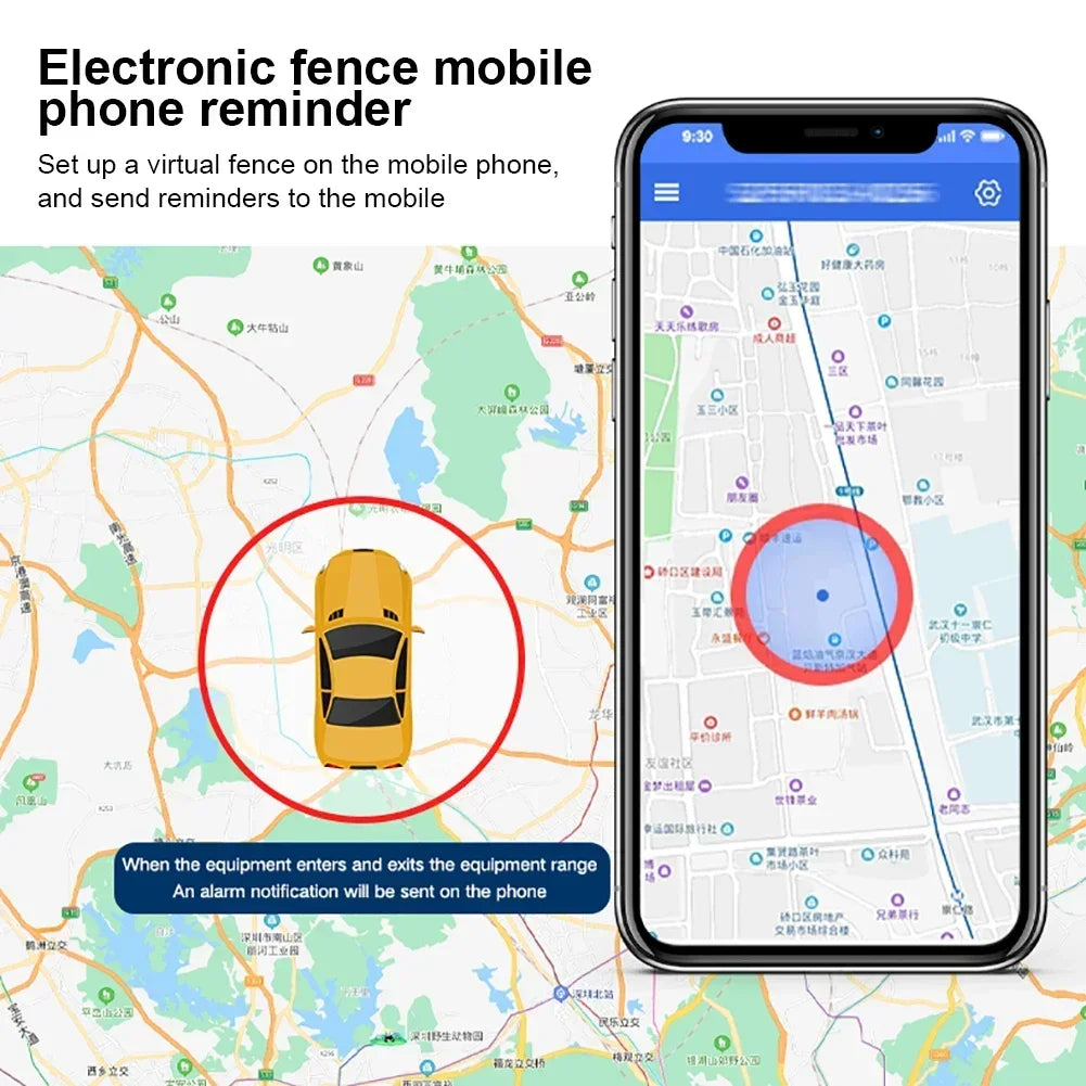 Mini GPS Tracker – GSM Anti-Theft Car Locator with App Control