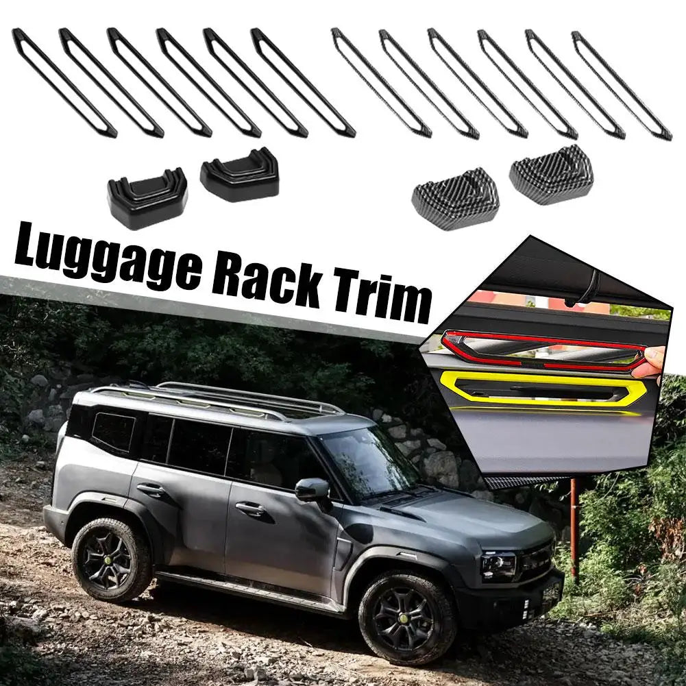 Black Roof Luggage Rack Cover for Chery Jetour T2 2023–2024