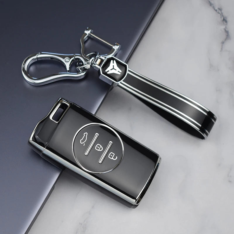 TPU Shell Key Case Cover for Chery 3-Button Remote Keys