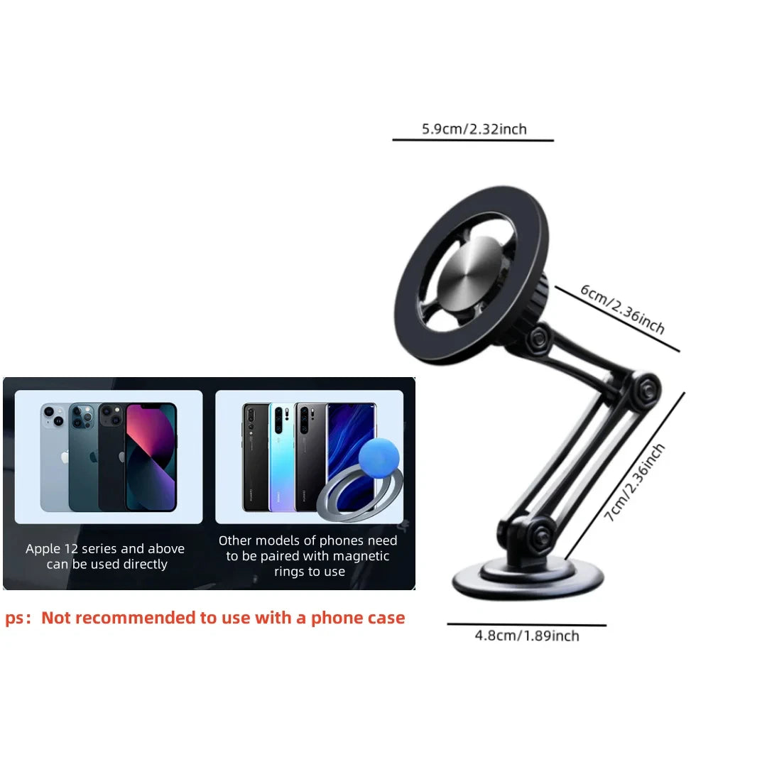 Magnetic 360° Foldable Car Phone Stand