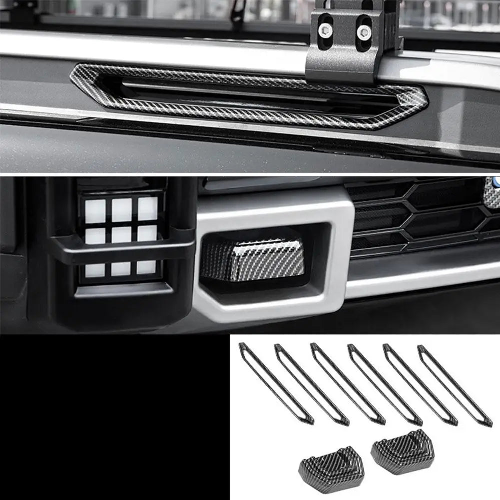 Carbon Fiber Roof Rack Trim for Chery Jetour Traveller T2 (2023–2024)