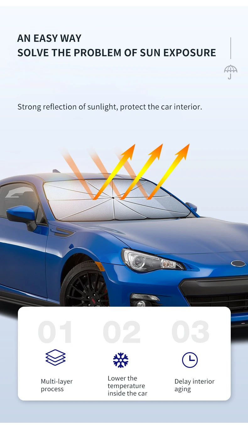 Windshield Sunshade Umbrella – For Chery Omoda 5 (2022–2024)