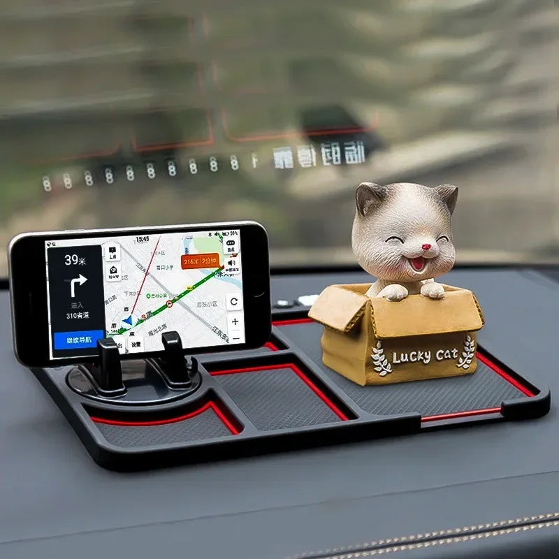 Car Anti-Slip Dashboard Mat & Phone Holder