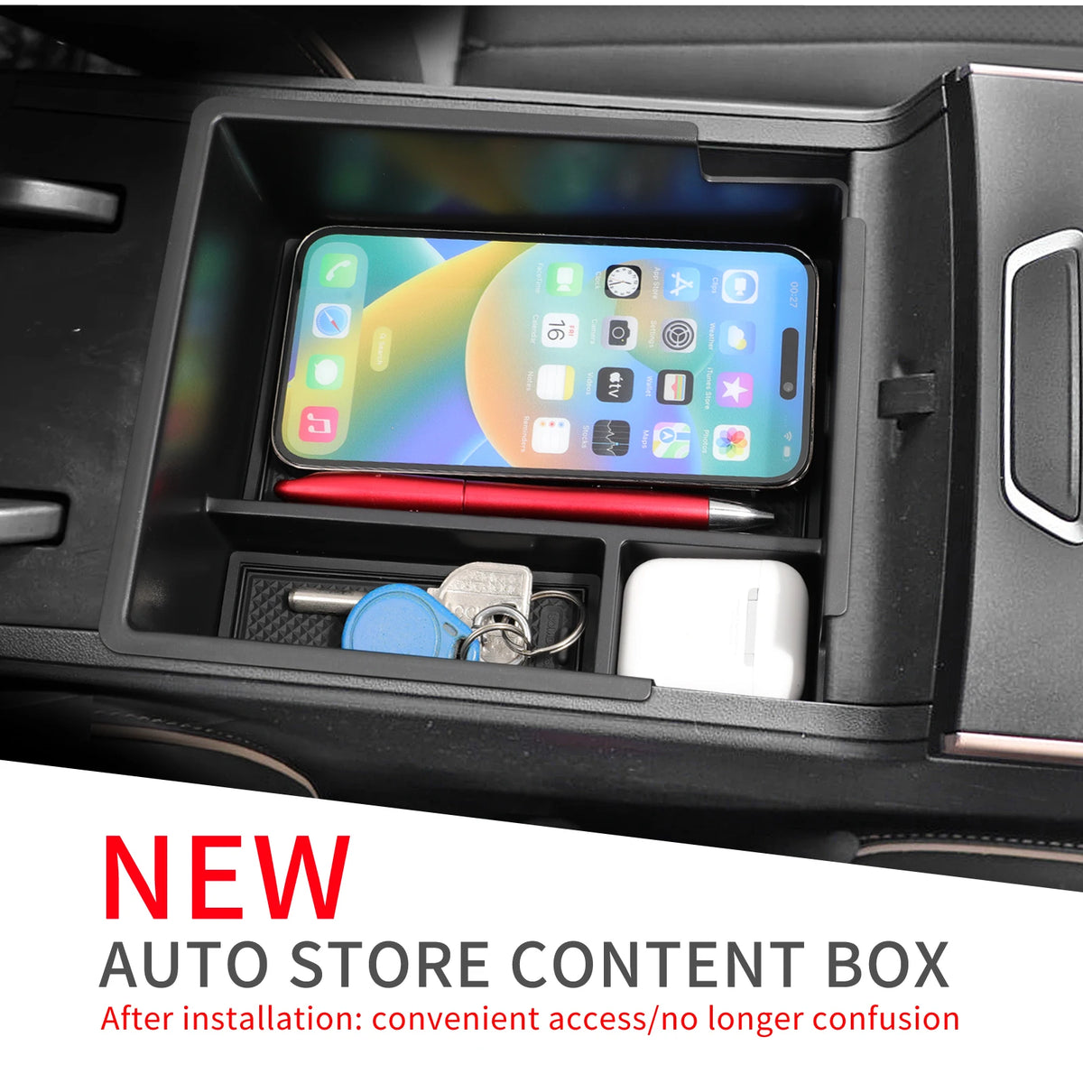 Armrest Console Organizer Tray for Chery OMODA 5 / C5 / E5 / T34 / FX (2022–2024)