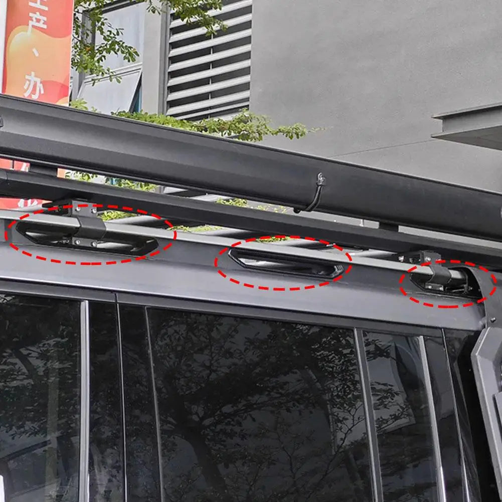 8PCS Carbon Fiber Style Roof Rack Cover for Jetour Traveller T2 2023-2024
