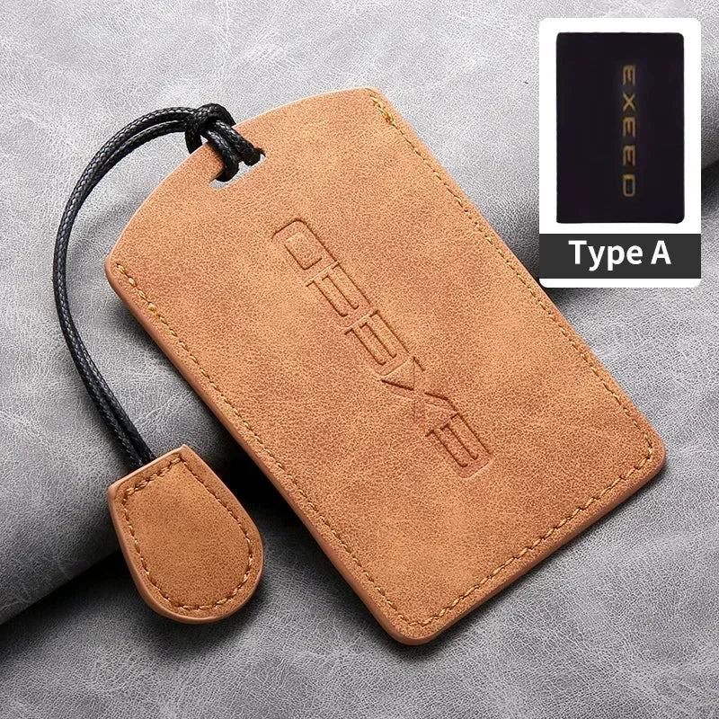 Leather Key Case for Chery EXEED – Stylish Car Fob Cover