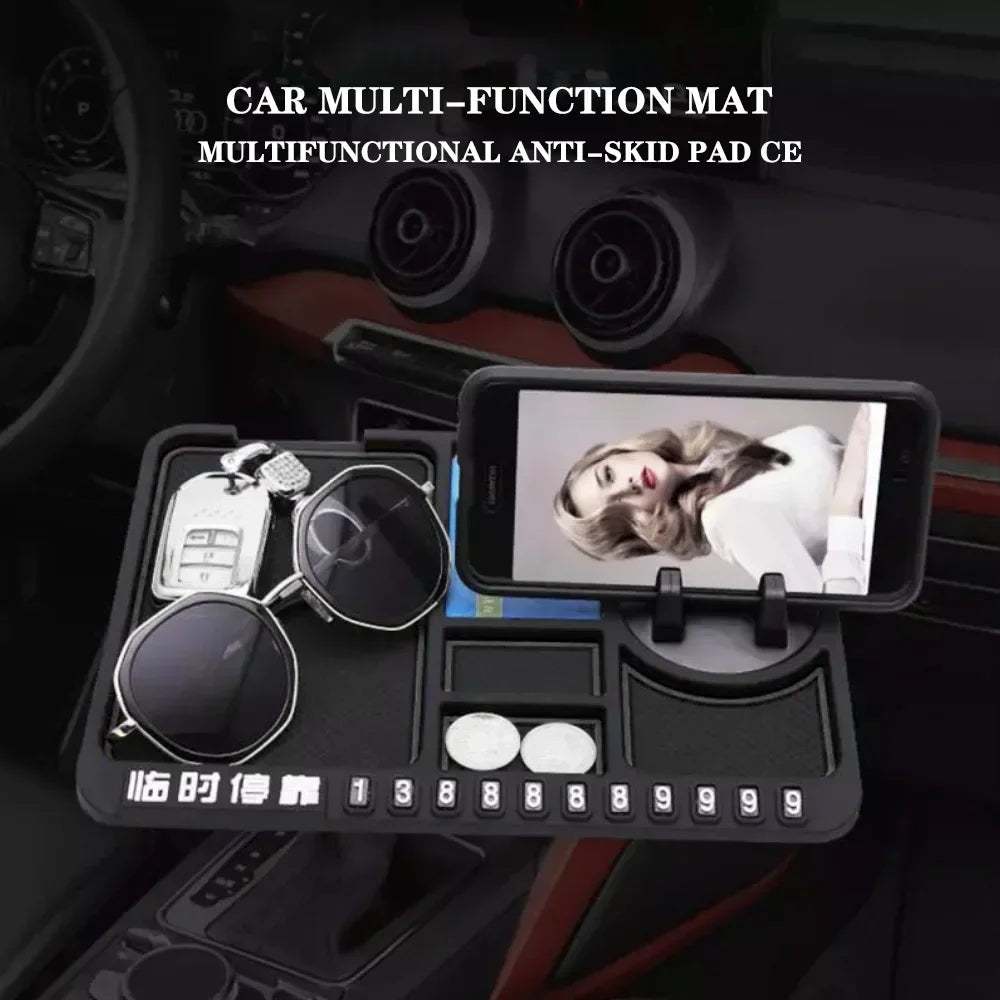 Car Anti-Slip Dashboard Mat & Phone Holder