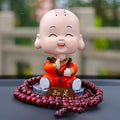 Cute Shaking Head Monk – Car Dashboard Ornament