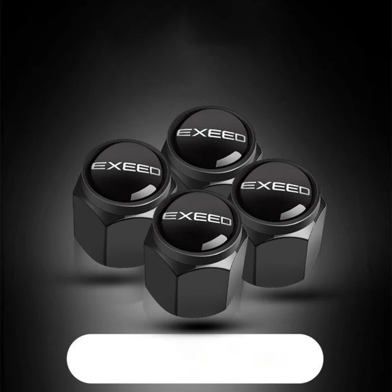 Tire Valve Caps for Chery EXEED TXL/LX/VX – 4pcs Metal Set