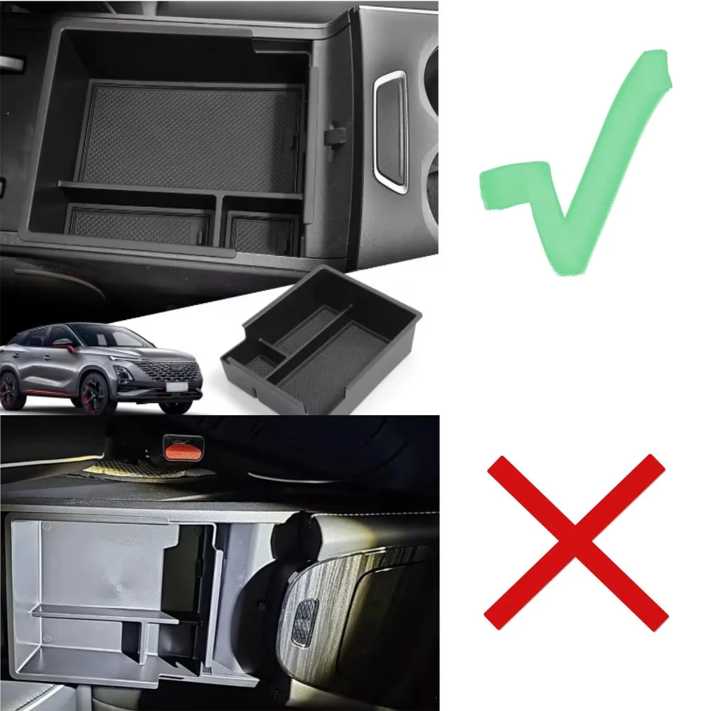 Armrest Console Organizer Tray for Chery OMODA 5 / C5 / E5 / T34 / FX (2022–2024)