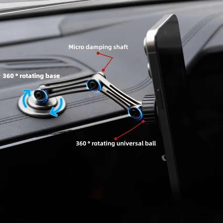 Magnetic 360° Foldable Car Phone Stand