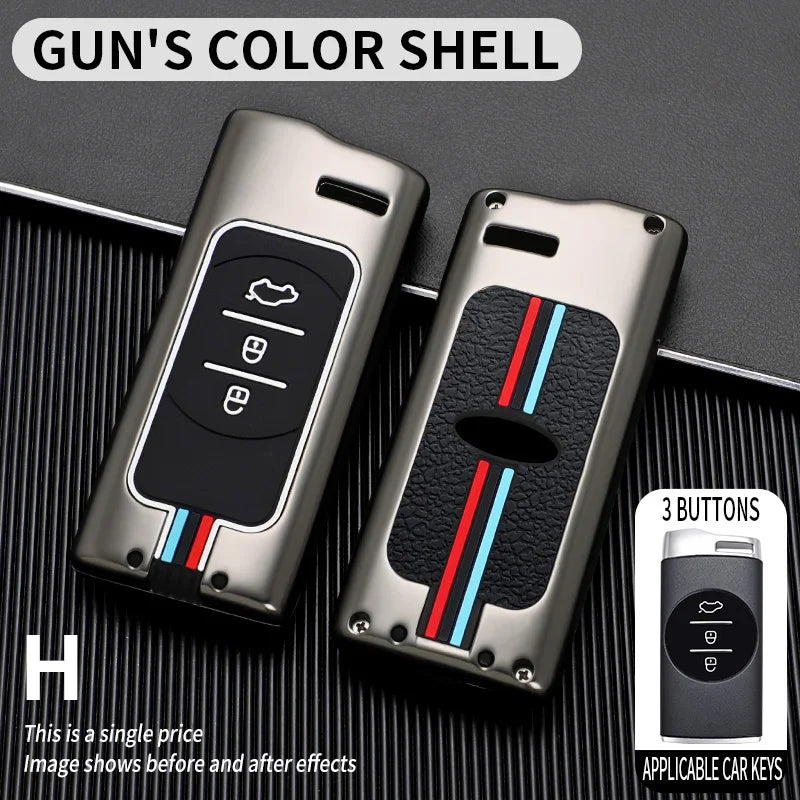 Zinc Alloy Remote Key Case Cover for Chery Tiggo & Arrizo Models