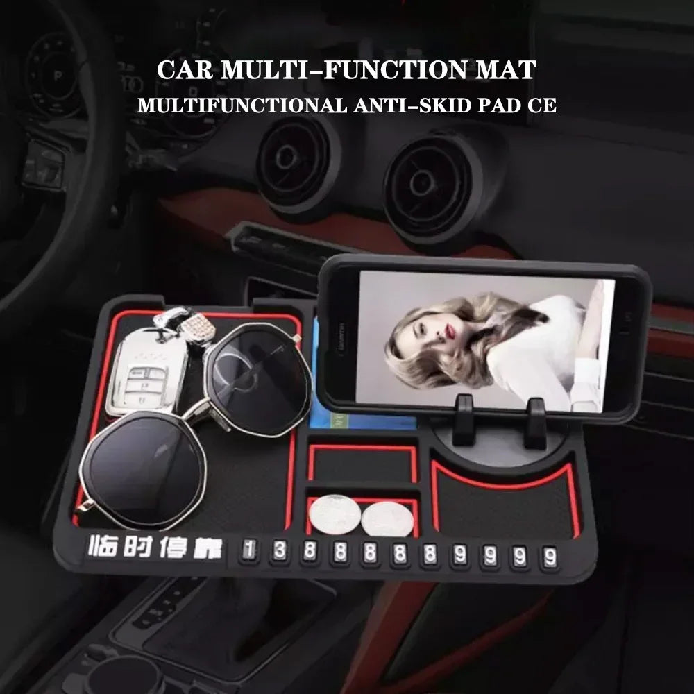 Car Anti-Slip Dashboard Mat & Phone Holder