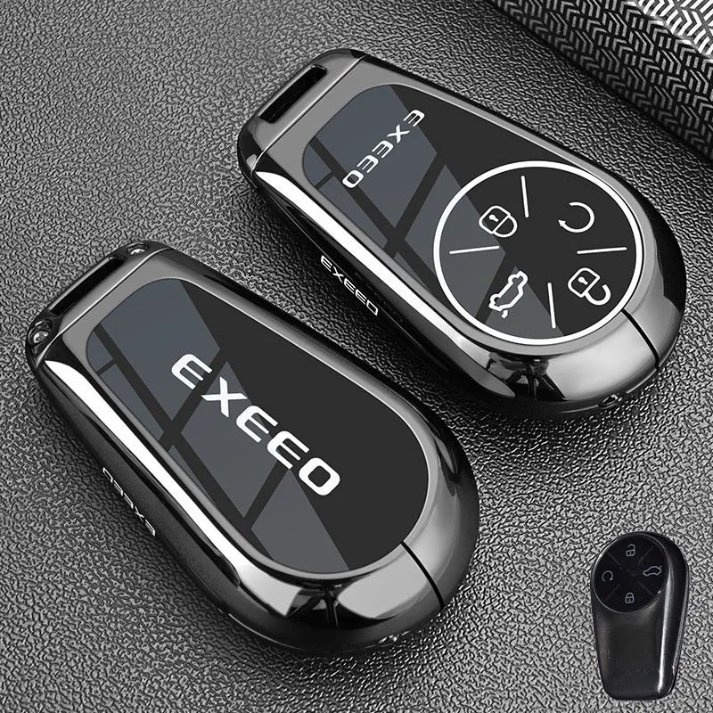 Zinc Alloy Key Case for Chery EXEED RX TXL VX – Includes Keychain Holder