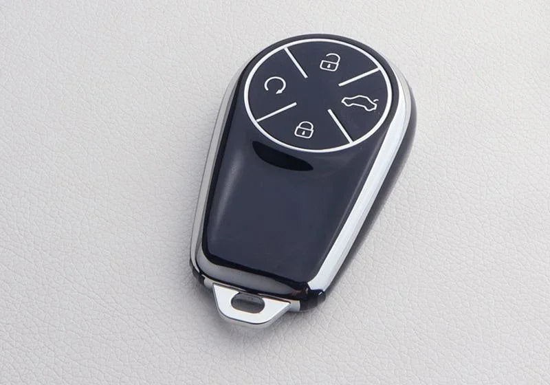 TPU & Zinc Alloy Key Case with Keychain for Chery Exeed VX RX LX TXL PHEV