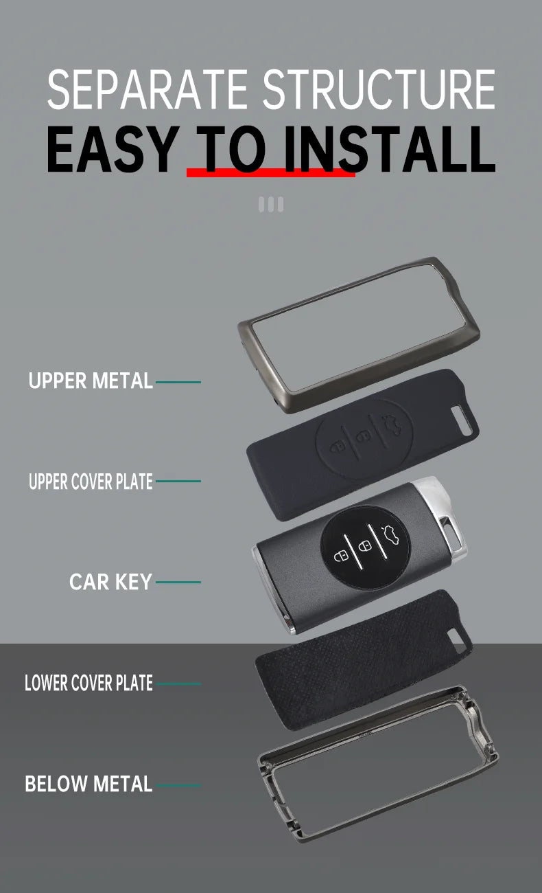 Zinc Alloy Key Case for Chery EXEED RX (2023+)