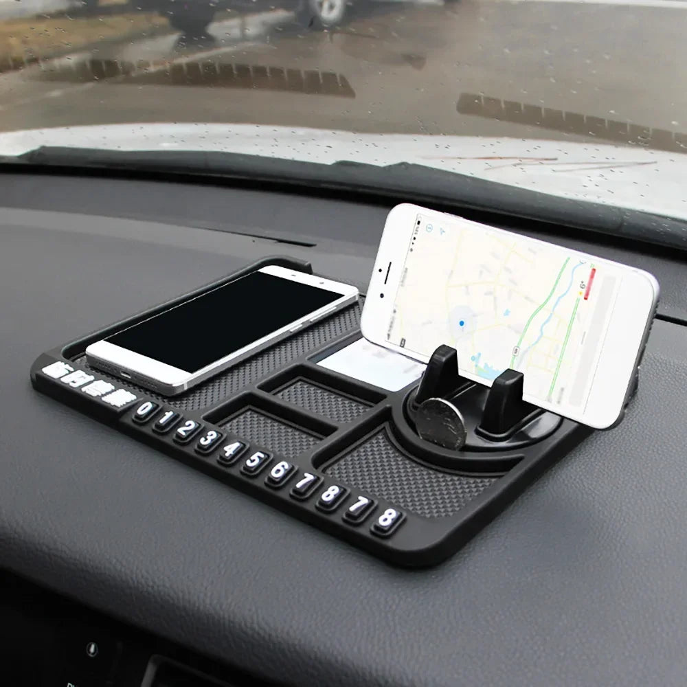 Car Anti-Slip Dashboard Mat & Phone Holder