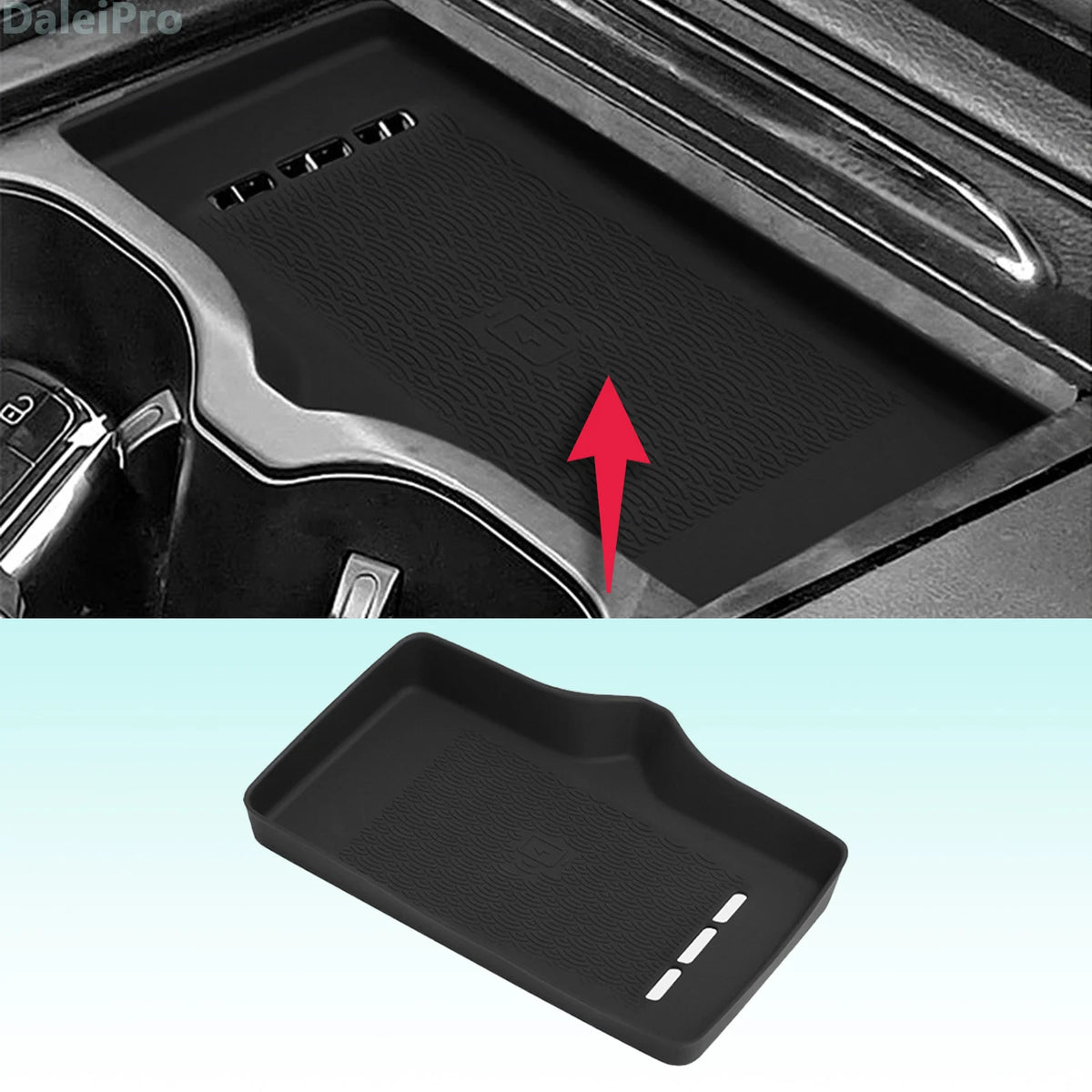 Anti-Skid Silicone Charger Panel Pad for Chery Omoda C5 EV 2024–2025