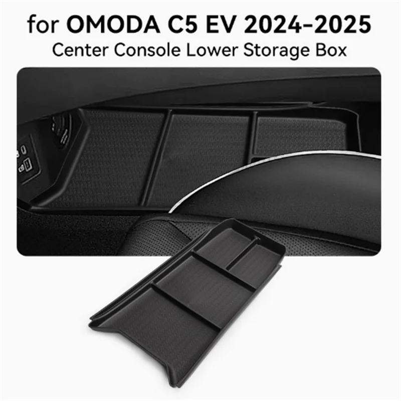 Central Control Armrest Storage Box for Chery Omoda C5 EV 2024–2025 (LHD)