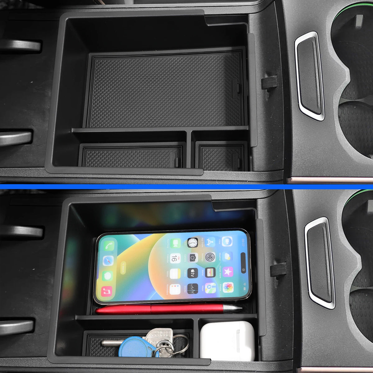 Armrest Console Organizer Tray for Chery OMODA 5 / C5 / E5 / T34 / FX (2022–2024)