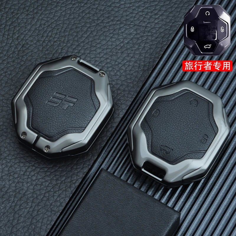 Smart Fob Key Case with Buckle for Jetour T2 / Traveller (2023–2024)