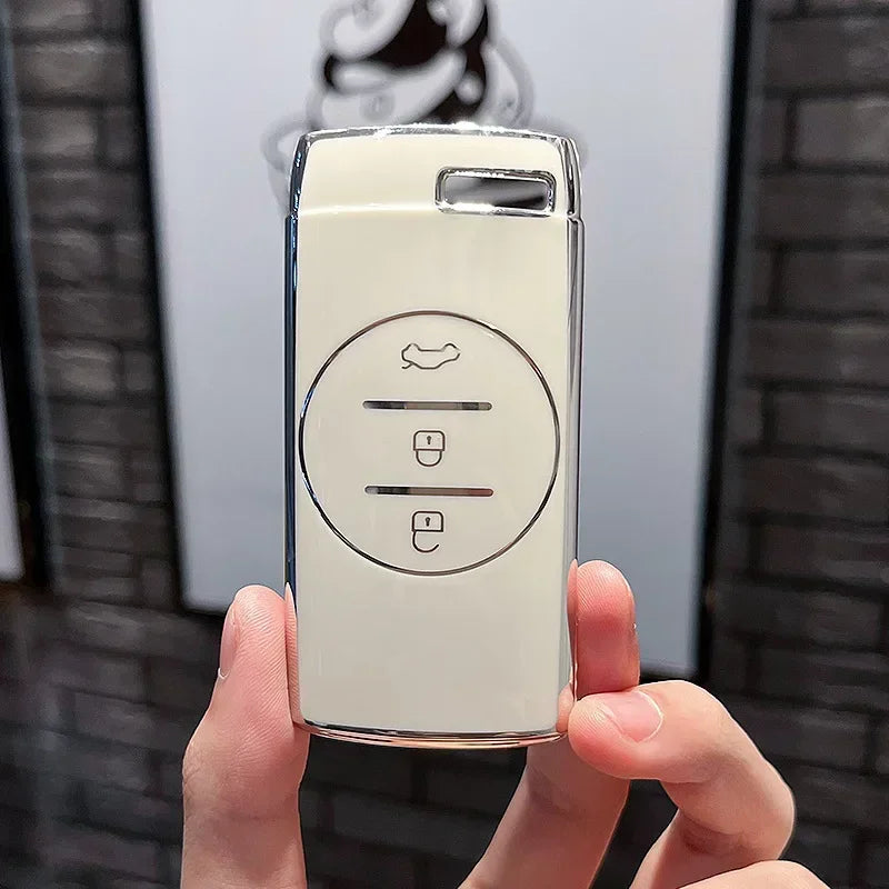 TPU 3-Button Remote Key Case Cover for Chery EXEED & Tiggo Series