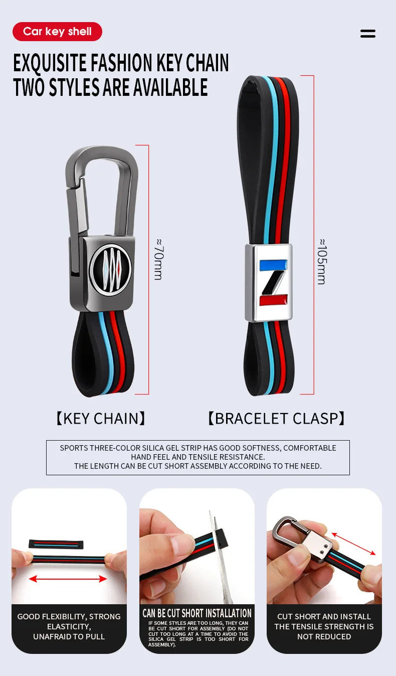 Zinc Alloy Remote Key Case Cover for Chery Tiggo & Arrizo Models