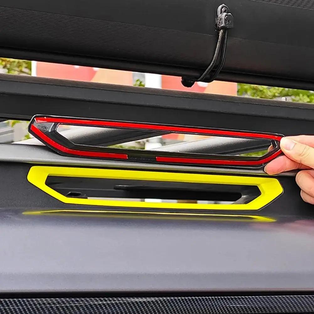 Carbon Fiber Style Roof Luggage Rack Trim for Chery Jetour Traveller T2 2023
