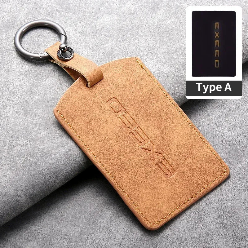 Leather Key Case for Chery EXEED – Stylish Car Fob Cover