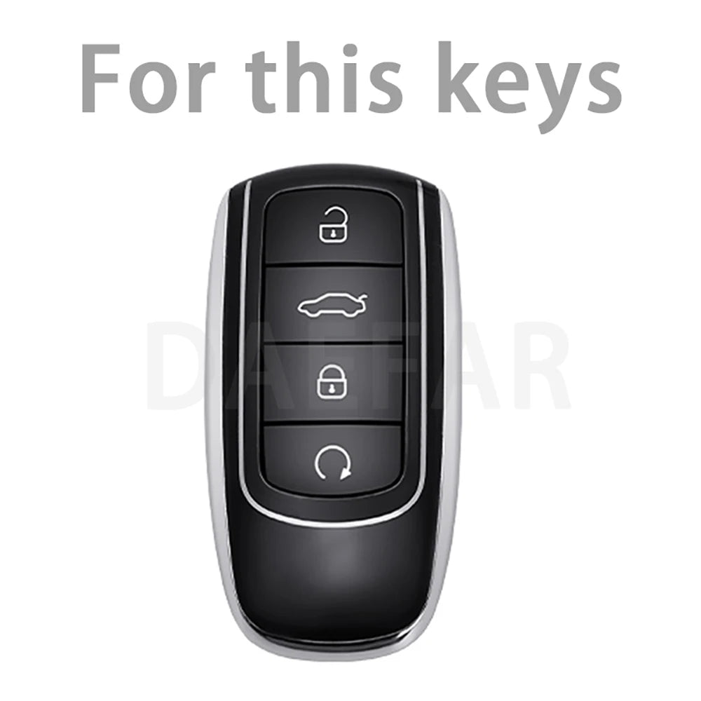 TPU Case Key Fobs for Chery Tiggo 8 PRO / PRO MAX / OMODA 5C / 7 PRO