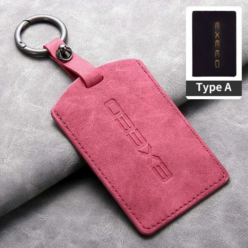 Leather Key Case for Chery EXEED – Stylish Car Fob Cover