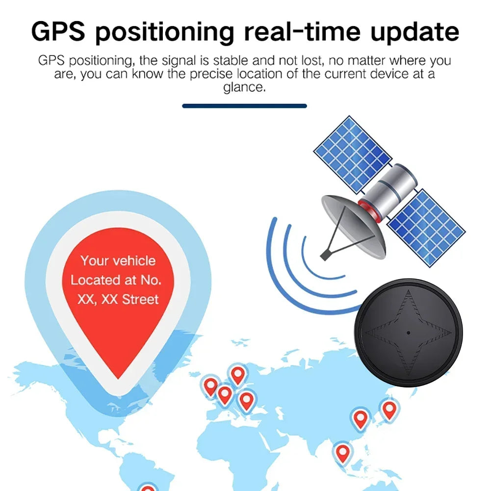Mini GPS Tracker – GSM Anti-Theft Car Locator with App Control