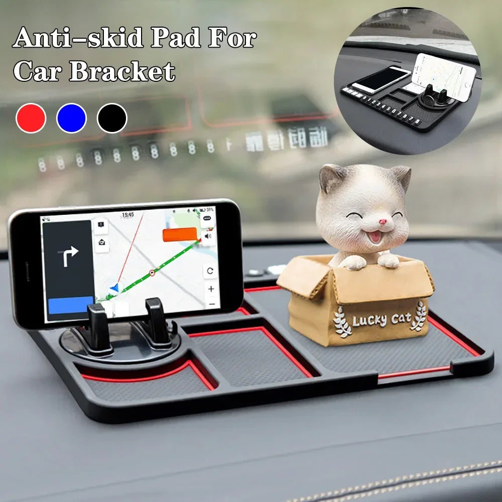 Car Anti-Slip Dashboard Mat & Phone Holder
